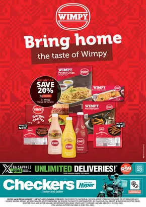 Checkers catalogue in Bellville | Checkers Wimpy Promotion 11 August | 2025-08-14T00:00:00.000Z - 2025-09-07T00:00:00.000Z