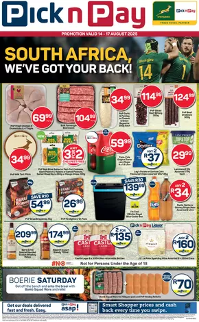 Pick n Pay catalogue in Bethlehem | Current special promotions | 2025-08-14T00:00:00.000Z - 2025-08-17T00:00:00.000Z