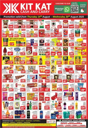 KitKat Cash and Carry catalogue in Tembisa | Kit Kat Cash and Carry weekly specials | 2025-08-14T00:00:00.000Z - 2025-08-20T00:00:00.000Z