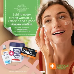 The Local Choice Pharmacy catalogue in Rustenburg | Exclusive deals for our customers | 2025-08-16T00:00:00.000Z - 2025-08-31T00:00:00.000Z