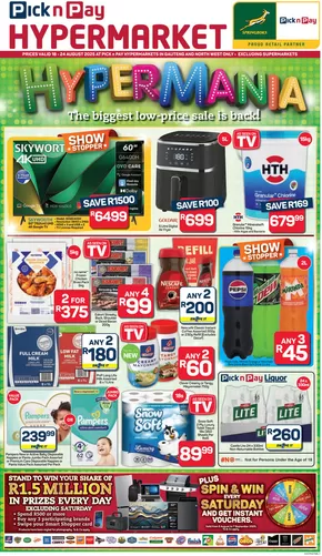 Pick n Pay Liquor catalogue in Krugersdorp | Great offer for all customers | 2025-08-18T00:00:00.000Z - 2025-08-24T00:00:00.000Z
