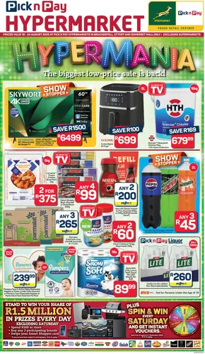 Pick n Pay Hypermarket catalogue in Brackenfell | Top offers for smart savers | 2025-08-18T00:00:00.000Z - 2025-08-24T00:00:00.000Z