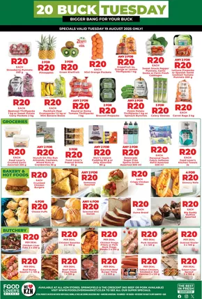 Food Lover's Market catalogue in Blackburn | KZN – R20 Buck Tuesday – 19 August 2025 ONLY | 2025-08-19T00:00:00.000Z - 2025-08-19T00:00:00.000Z