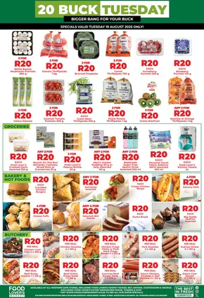 Food Lover's Market catalogue | Western Cape – R20 Buck Tuesday – 19 August 2025 ONLY | 2025-08-19T00:00:00.000Z - 2025-08-19T00:00:00.000Z