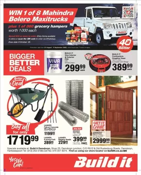 Build It catalogue in Brits | Top deals and discounts | 2025-08-21T00:00:00.000Z - 2025-09-06T00:00:00.000Z