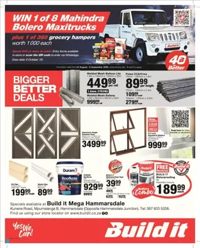 Build It catalogue in Hillcrest | Top deals and discounts | 2025-08-21T00:00:00.000Z - 2025-09-06T00:00:00.000Z