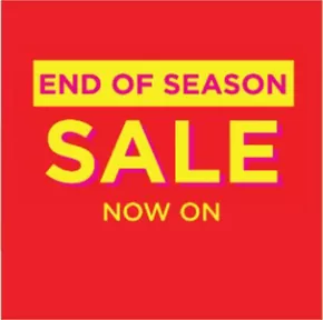 End of season sale