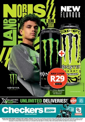 Checkers Hyper catalogue in Brackenfell | Checkers Monster Promotion 18 August | 2025-08-19T00:00:00.000Z - 2025-09-14T00:00:00.000Z