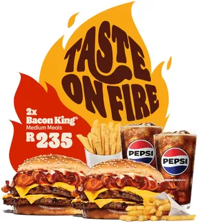 Burger King catalogue in Meyerton | Taste On Fire | 2025-08-19T00:00:00.000Z - 2025-09-02T00:00:00.000Z