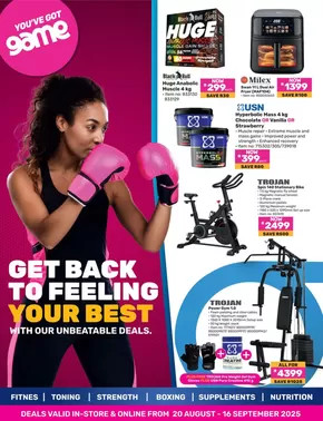 Game catalogue in Umhlanga Rocks | Exclusive bargains | 2025-08-20T00:00:00.000Z - 2025-09-16T00:00:00.000Z