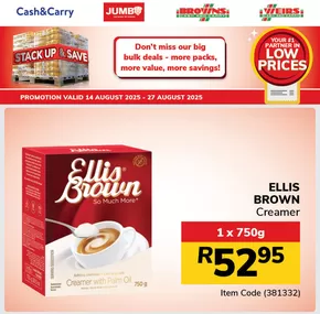 Jumbo catalogue in East London | Jumbo weekly specials | 2025-08-14T00:00:00.000Z - 2025-08-27T00:00:00.000Z