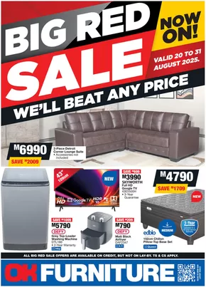 OK Furniture catalogue in Lichtenburg | Our best deals for you | 2025-08-20T00:00:00.000Z - 2025-08-31T00:00:00.000Z