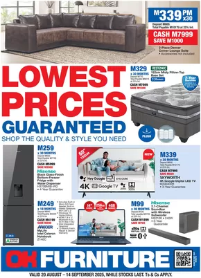 OK Furniture catalogue in Lichtenburg | Special offers for you | 2025-08-20T00:00:00.000Z - 2025-09-14T00:00:00.000Z