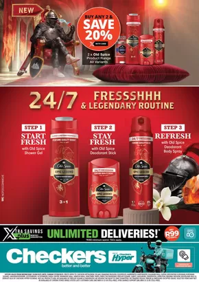 Checkers catalogue in Bloemfontein | Checkers Old Spice Promotion 20 August | 2025-08-21T00:00:00.000Z - 2025-09-07T00:00:00.000Z