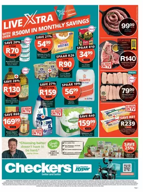 Checkers catalogue in Bloemfontein | Discounts and promotions | 2025-08-21T00:00:00.000Z - 2025-09-07T00:00:00.000Z