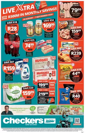 Checkers catalogue in Middelburg (Mpumalanga) | Checkers August Month-End Promotion Gauteng 20 August | 2025-08-21T00:00:00.000Z - 2025-09-07T00:00:00.000Z