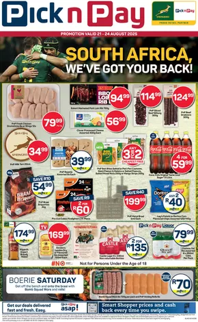 Pick n Pay catalogue in Langa | Exclusive deals and bargains | 2025-08-21T00:00:00.000Z - 2025-08-24T00:00:00.000Z