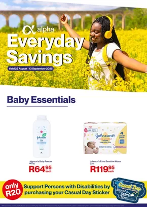 Alpha Pharm catalogue in Rustenburg | Alpha Pharm Catalog | 2025-08-22T00:00:00.000Z - 2025-09-13T00:00:00.000Z
