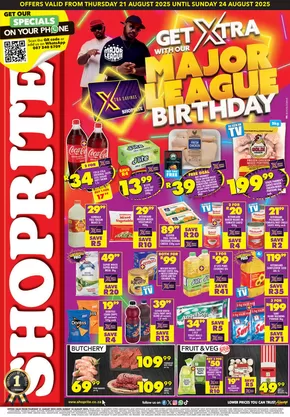 Shoprite catalogue in King William's Town | Attractive special offers for everyone | 2025-08-22T00:00:00.000Z - 2025-08-24T00:00:00.000Z