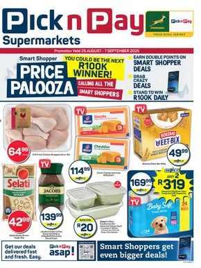 Pick n Pay catalogue in Soshanguve | Offers for bargain hunters | 2025-08-25T00:00:00.000Z - 2025-09-07T00:00:00.000Z