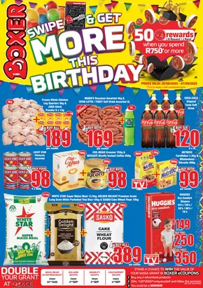 Boxer catalogue in East London | Boxer Superstores ECW August ME. | 2025-08-25T00:00:00.000Z - 2025-09-07T00:00:00.000Z