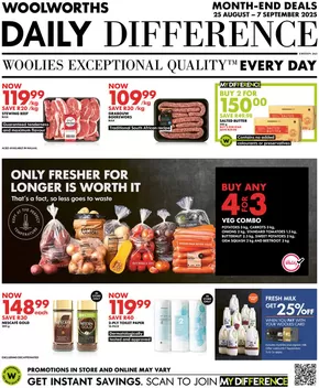 Woolworths catalogue in Newcastle | Exclusive deals for our customers | 2025-08-25T00:00:00.000Z - 2025-09-07T00:00:00.000Z