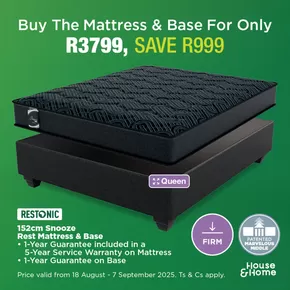 House & Home catalogue | Top deals for all customers | 2025-08-18T00:00:00.000Z - 2025-09-07T00:00:00.000Z