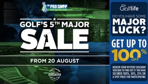 The Pro Shop catalogue | Golf's 5th major sale | 2025-08-29T00:00:00.000Z - 2025-09-30T00:00:00.000Z