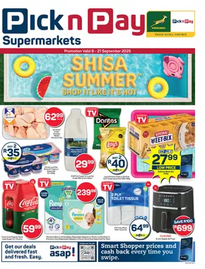 Pick n Pay catalogue in Soweto | Top offers for all bargain hunters | 2025-09-08T00:00:00.000Z - 2025-09-21T00:00:00.000Z