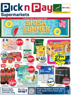 Pick n Pay catalogue in Soweto | Discover attractive offers | 2025-09-08T00:00:00.000Z - 2025-09-21T00:00:00.000Z