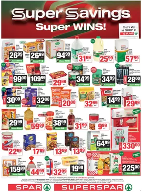SuperSpar catalogue in Soweto | Great discounts on selected products | 2025-09-08T00:00:00.000Z - 2025-09-22T00:00:00.000Z