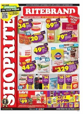 Shoprite catalogue in Soweto | Attractive special offers for everyone | 2025-09-10T00:00:00.000Z - 2025-09-21T00:00:00.000Z