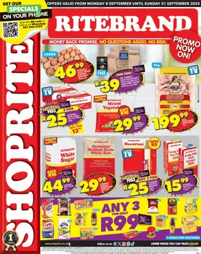 Shoprite catalogue | Exclusive deals and bargains | 2025-09-10T00:00:00.000Z - 2025-09-21T00:00:00.000Z