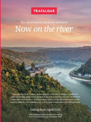 Trafalgar catalogue | Trafalgar River Cruises | 2025-09-18T00:00:00.000Z - 2026-04-30T00:00:00.000Z