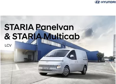 Hyundai catalogue | Hyundai STARIA Panelvan | 2025-09-23T00:00:00.000Z - 2026-09-23T00:00:00.000Z