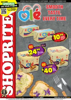 Shoprite catalogue in Wellington | Shoprite Ole Savings Western Cape 22 September - 9 November | 2025-10-22T00:00:00.000Z - 2025-12-09T00:00:00.000Z