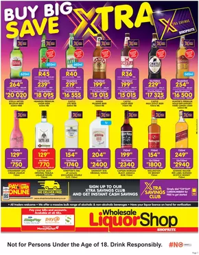 Shoprite LiquorShop catalogue in Germiston | Attractive special offers for everyone | 2025-11-06T00:00:00.000Z - 2025-11-19T00:00:00.000Z