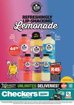 Checkers catalogue in Cape Town | Checkers Sir Fruit Promotion 13 October | 2025-10-12T00:00:00.000Z - 2025-11-23T00:00:00.000Z