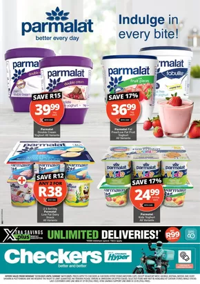 Checkers Hyper catalogue | Checkers Parmalat Yoghurt Promotion 13 October | 2025-10-12T00:00:00.000Z - 2025-11-16T00:00:00.000Z