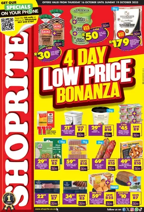 Shoprite catalogue in Soweto | Shoprite Low Price Bonanza KwaZulu-Natal 16 October - 19 October | 2025-11-16T00:00:00.000Z - 2025-11-19T00:00:00.000Z