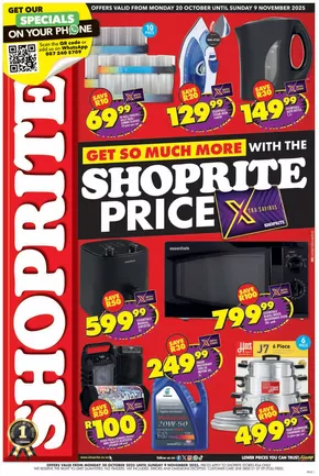 Shoprite catalogue in Brakpan | Shoprite Xtra Savings Essentials 20 October - 9 November | 2025-11-20T00:00:00.000Z - 2025-12-09T00:00:00.000Z