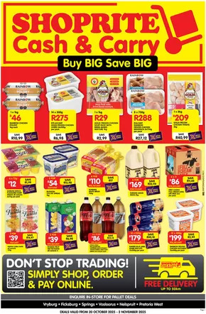 Shoprite catalogue in Brakpan | Top offers for all bargain hunters | 2025-11-20T00:00:00.000Z - 2025-12-02T00:00:00.000Z