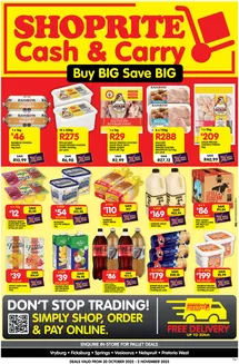 Shoprite catalogue in Johannesburg | Top offers for all bargain hunters | 2025-11-20T00:00:00.000Z - 2025-12-02T00:00:00.000Z