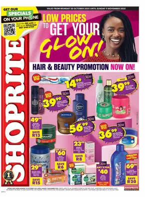 Shoprite catalogue in Bloemfontein | Save now with our deals | 2025-11-20T00:00:00.000Z - 2025-12-09T00:00:00.000Z
