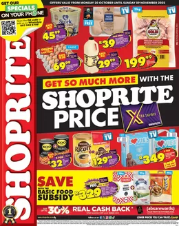 Shoprite catalogue | Shoprite Price Eastern Cape 20 October - 9 November | 2025-11-20T00:00:00.000Z - 2025-12-09T00:00:00.000Z