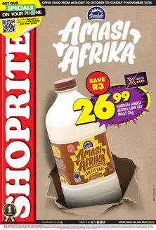Shoprite catalogue in Elliotdale | Shoprite Sundale Amasi Promotion Eastern Cape 20 October - 9 November | 2025-11-20T00:00:00.000Z - 2025-12-09T00:00:00.000Z