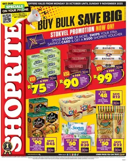 Shoprite catalogue in Elliotdale | Shoprite Stokvel Deals Eastern Cape 20 October - 9 November | 2025-11-20T00:00:00.000Z - 2025-12-09T00:00:00.000Z