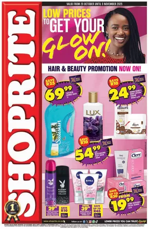 Shoprite catalogue | Shoprite Hair and Beauty KwaZulu-Natal 20 October - 9 November | 2025-11-20T00:00:00.000Z - 2025-12-09T00:00:00.000Z