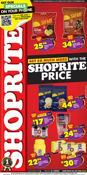 Shoprite catalogue | Shoprite Price Baking Deals KwaZulu-Natal 20 October - 9 November | 2025-11-20T00:00:00.000Z - 2025-12-09T00:00:00.000Z