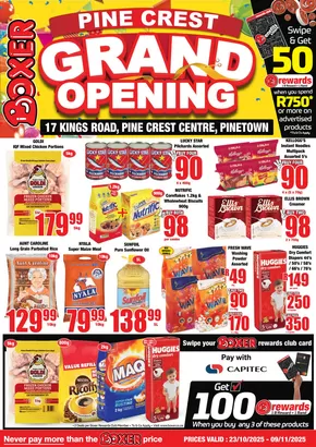 Boxer catalogue | Boxer Superstores Pine Crest Grand Opening. | 2025-10-23T00:00:00.000Z - 2025-11-09T00:00:00.000Z